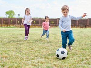 Kids Playing Football