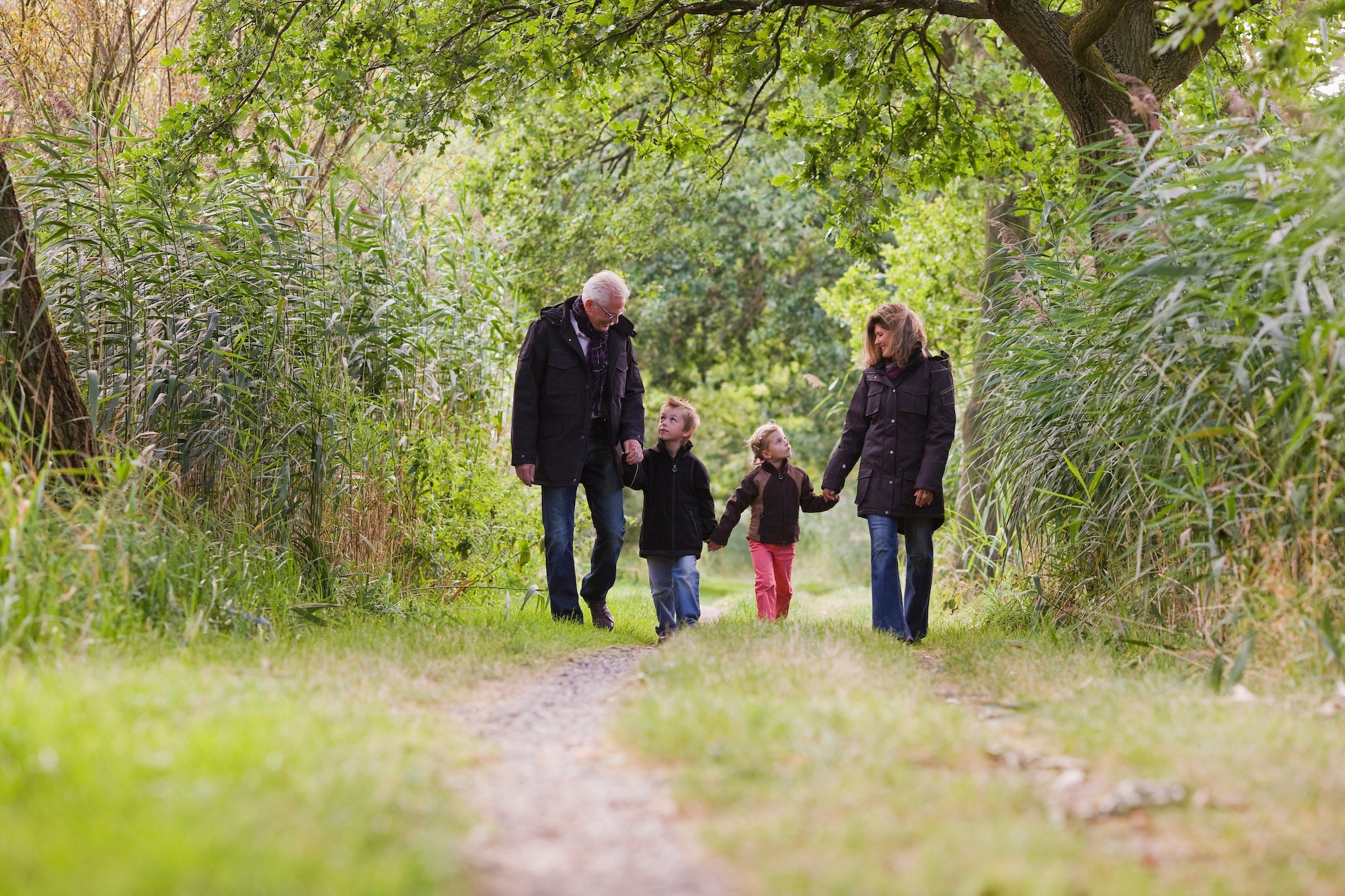 Children with parents